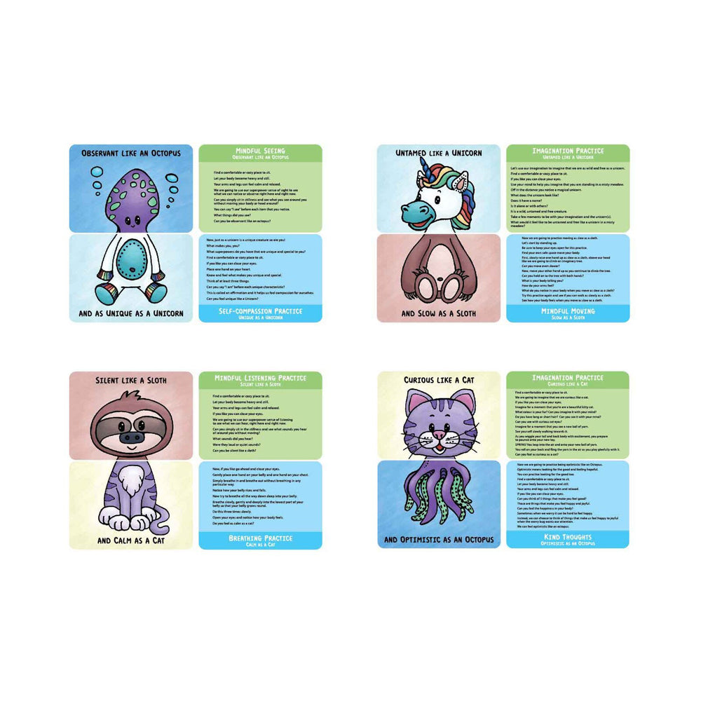 Mindful Living Mindfulness Friends Giant Cards Fun Game Kids/Children 4y+ (30 Pieces) — image 2