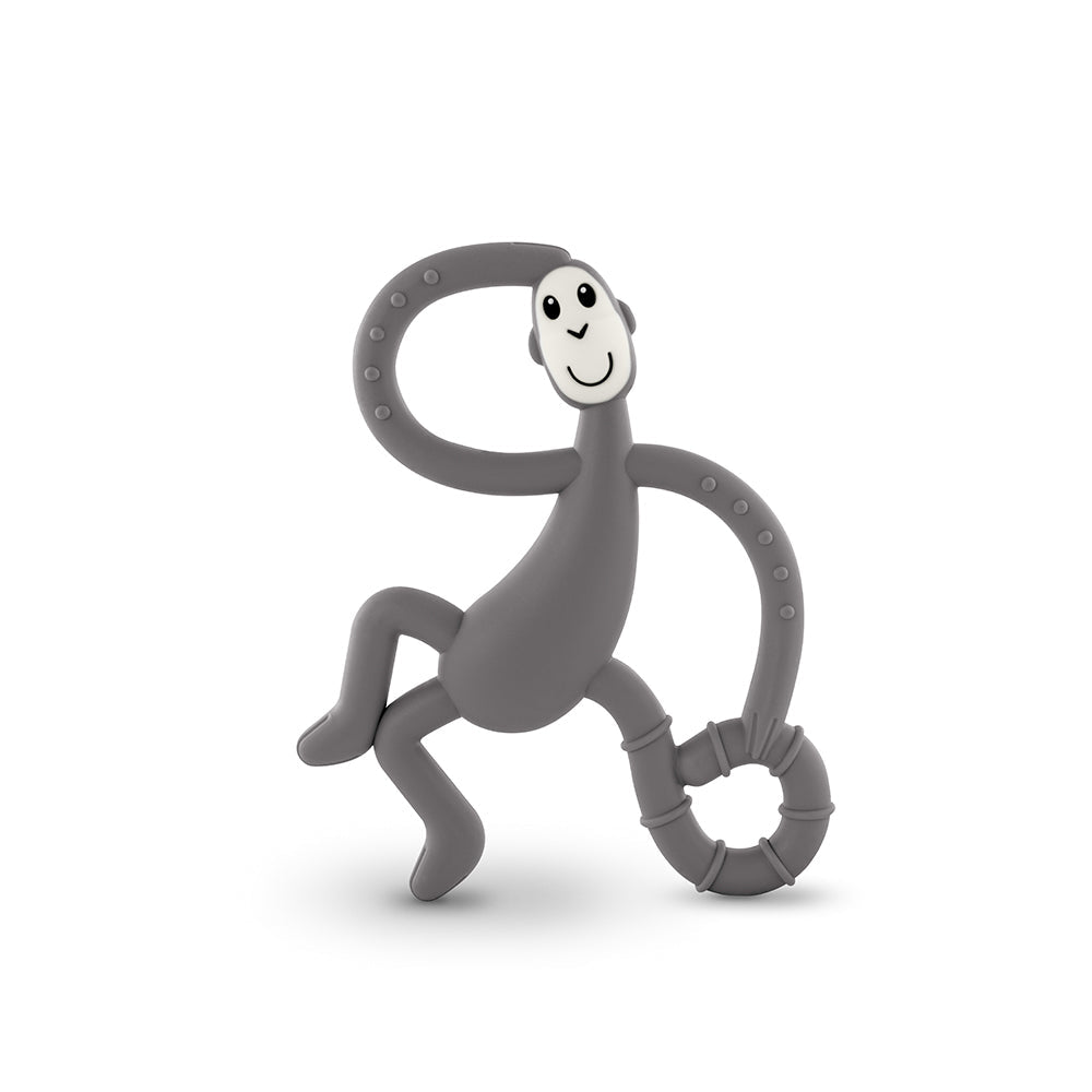 Matchstick Monkey Matchstick 14cm Monkey Dancing Teether/Chewable Toy for Baby/Infant 12-36m Grey