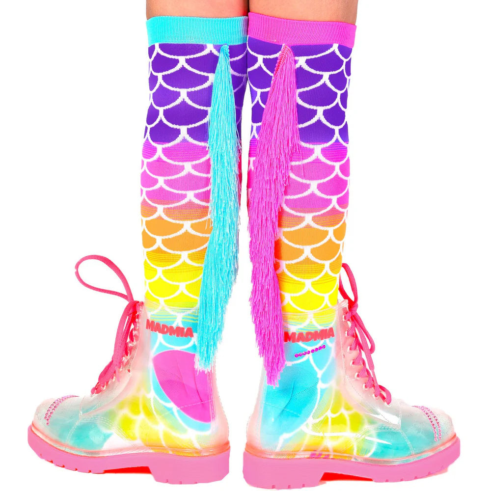 Madmia Mermaid Kids/Toddler Comfortable/Playful Breathable Soft Socks 3-5y