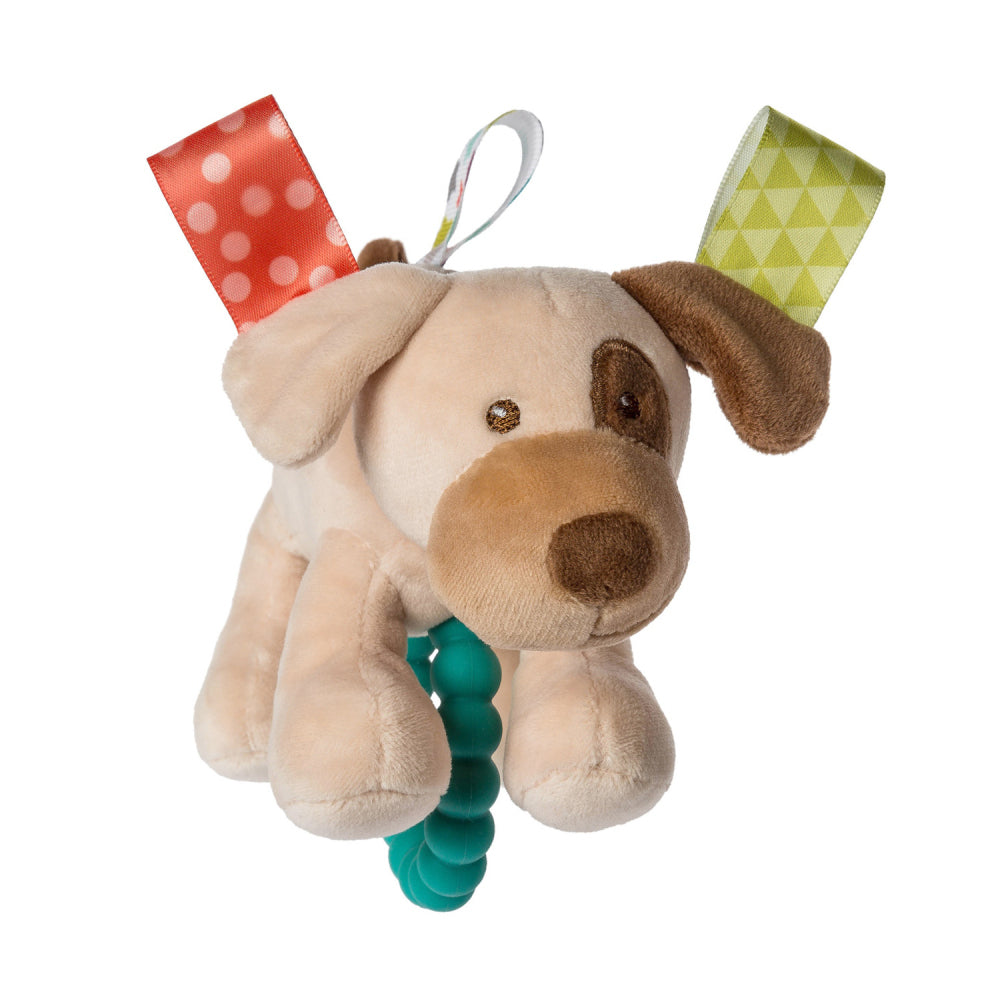 Mary Meyer Taggies Buddy Dog Teether Rattle Toy 15x10cm Brown Baby/Infant 0+ — image 3