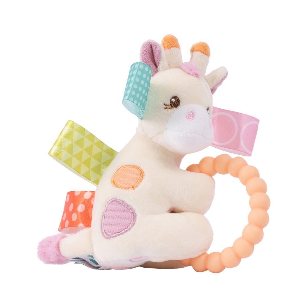 Mary Meyer Taggies Tilly Giraffe 13cm Teether Rattle Toy Baby/Infant Kids 0+ PNK — image 2