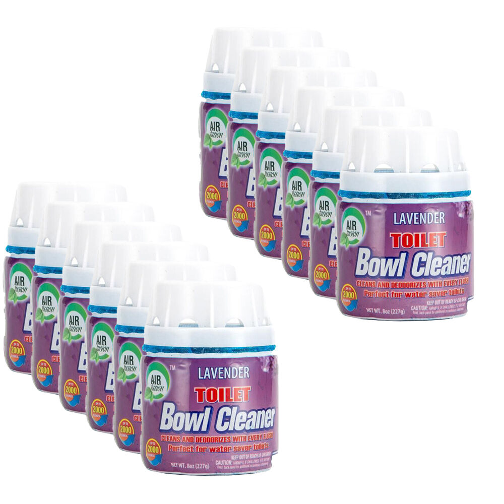 Air Fusion Toilet Bowl Cleaner Odour Eliminator 227g - Lavender (12 Pack)