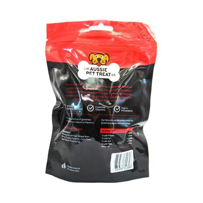 The Aussie Pet Treat CO Dog Biscuit Roast Beef 150g Healthy Snack Oven Baked — image 2
