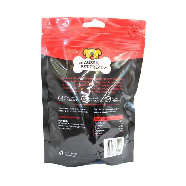 The Aussie Pet Treat CO Dog Biscuit Tasty Cheese 150g Healthy Oven Baked — image 2