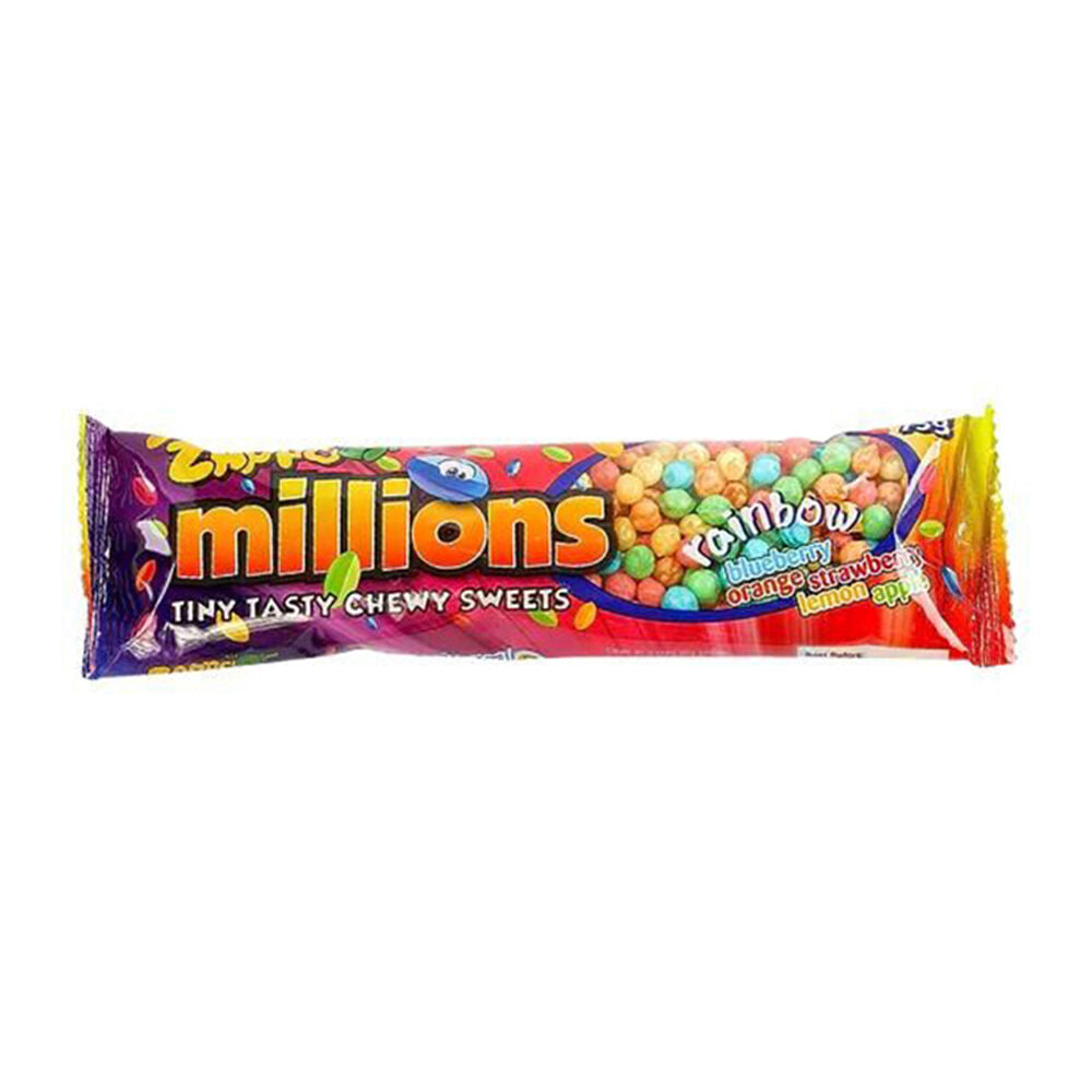 Zappo 75g Rainbow Chewy Fruit-Flavoured Tiny Millions Candy Lollies