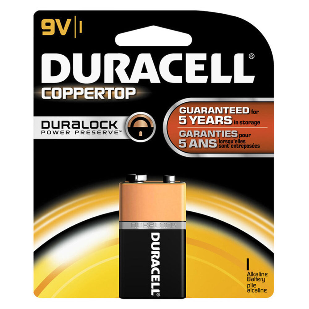 Duracell Genuine Duracell 9V Alkaline Coppertop Multi Purpose Battery 6LF22 (9 Volt) (6 Pack) — image 2