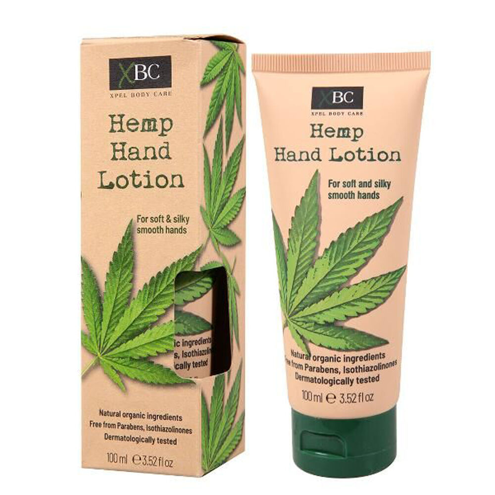 XBC 100ml Natural Organic Hemp Hand & Nail Lotion For Silky Smooth Skin — image 2