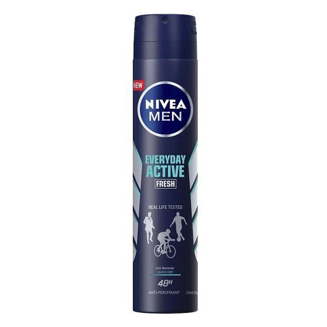 Nivea Aerosol Everyday Active Fresh Deodorant Spray 250ml Antiperspirant (6 Pack) — image 2