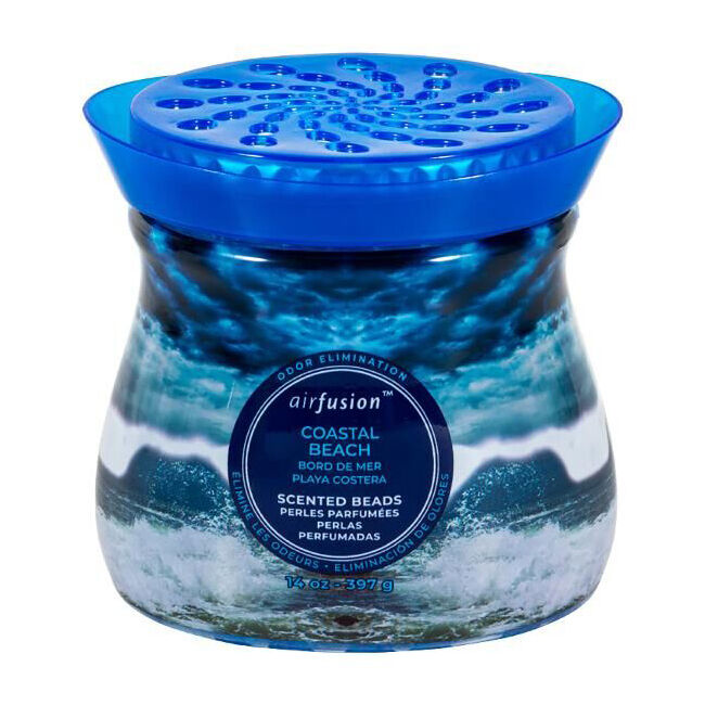 Air Fusion Crystal Scented Beads Coastal Beach 397g Room Freshener Fragrance