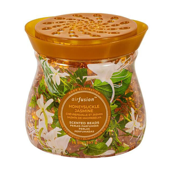 Air Fusion Crystal Scented Beads Honeysuckle Jasmine 397g Home Fragrance (12 Pack) — image 2