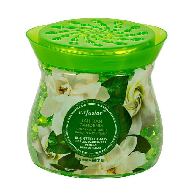 Air Fusion Crystal Scented Beads Tahitian Gardenia 397g Room Freshener Fragrance