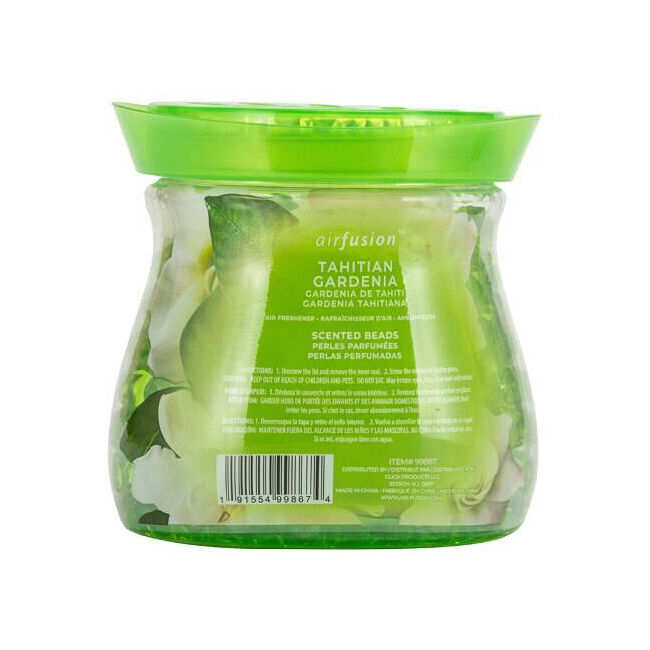 Air Fusion Crystal Scented Beads Tahitian Gardenia 397g Room Freshener Fragrance — image 2