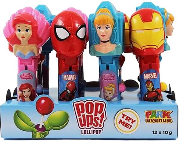 Park Avenue Disney Pop-Ups Lollipop Lollies Toy 10g Assorted Candy Confectionery — image 5