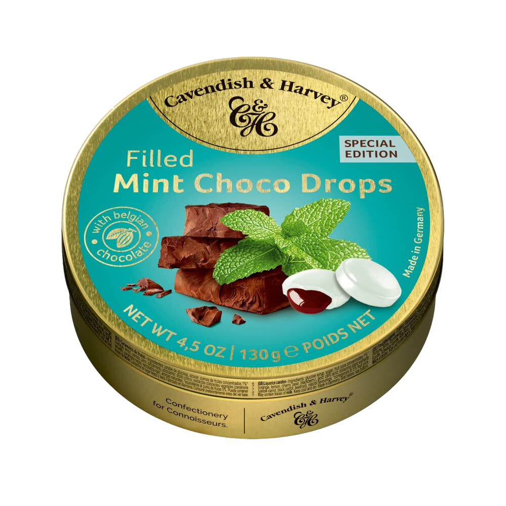 Cavendish & Harvey Sweet Confectionery Candy Lollies Mint Choco 130g