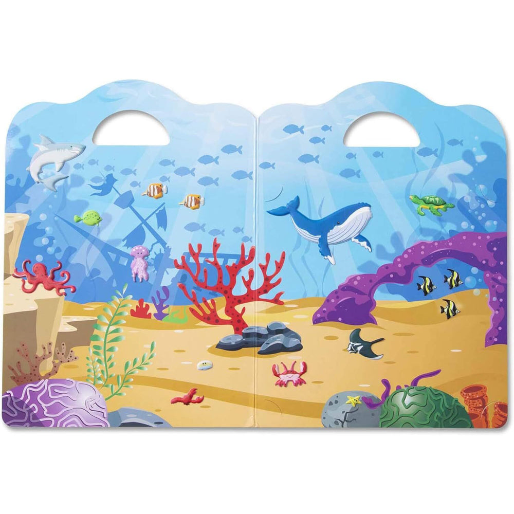 Melissa & Doug Kids/Childrens Puffy Sticker Play Set Ocean Reusable Toy 4+ — image 2