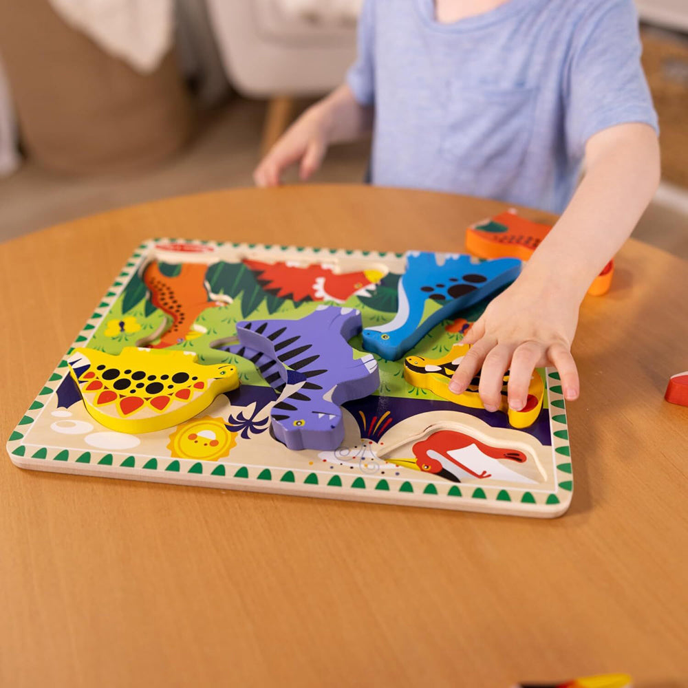 Melissa & Doug Dinosaurs Chunky Puzzle Kids/Childrens Interactive Play Toy 2y+ — image 4