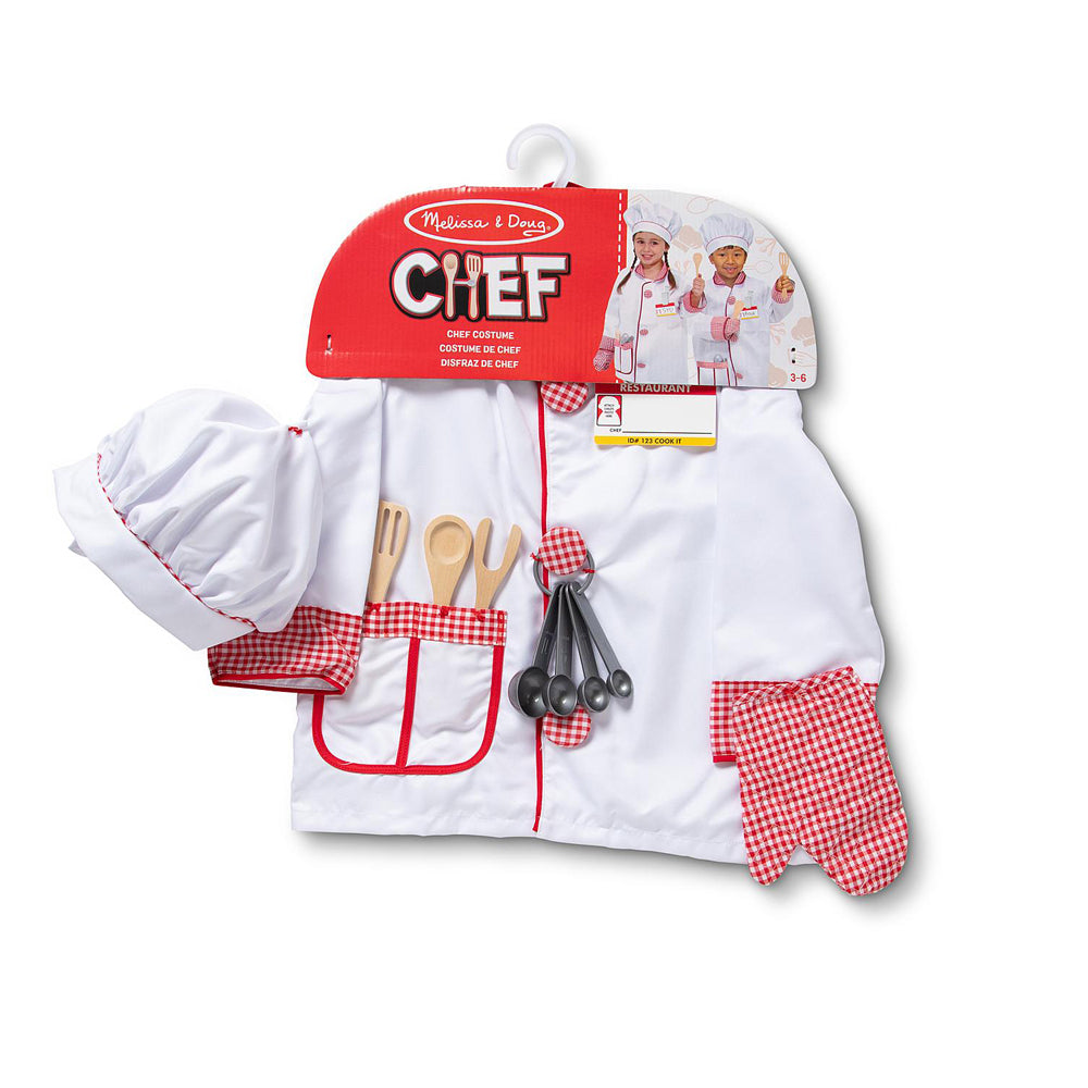 Melissa & Doug Kids/Childrens Chef Role Play Costume Toy Set 3+ — image 4