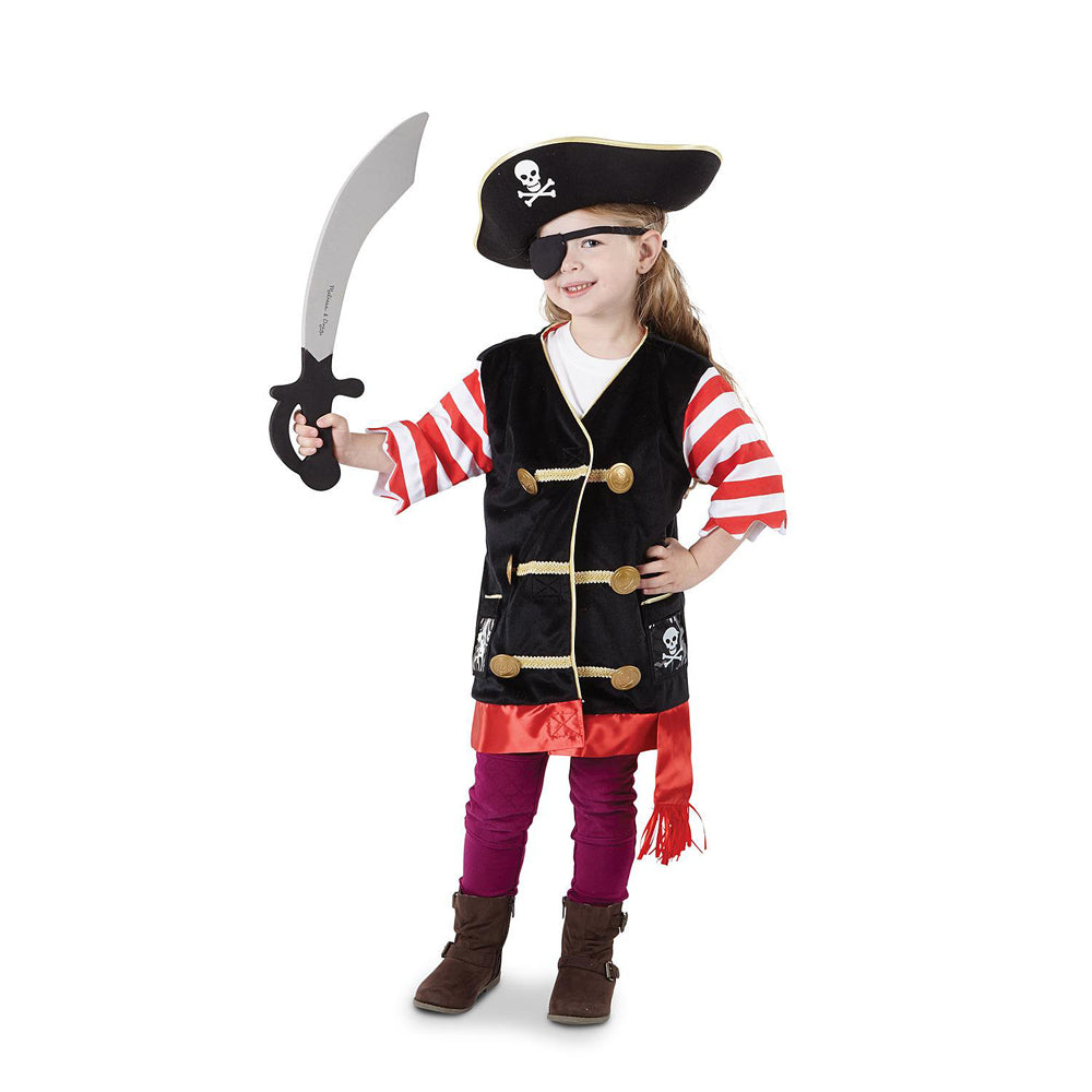 Melissa & Doug Kids/Childrens Pirate Role Play Costume Toy Set 3+ — image 4