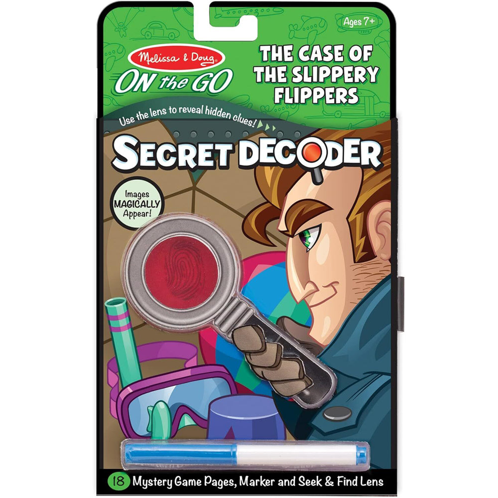 Melissa & Doug On The Go Secret Decoder Slippery Flippers Kids/Childrens Toy 6+