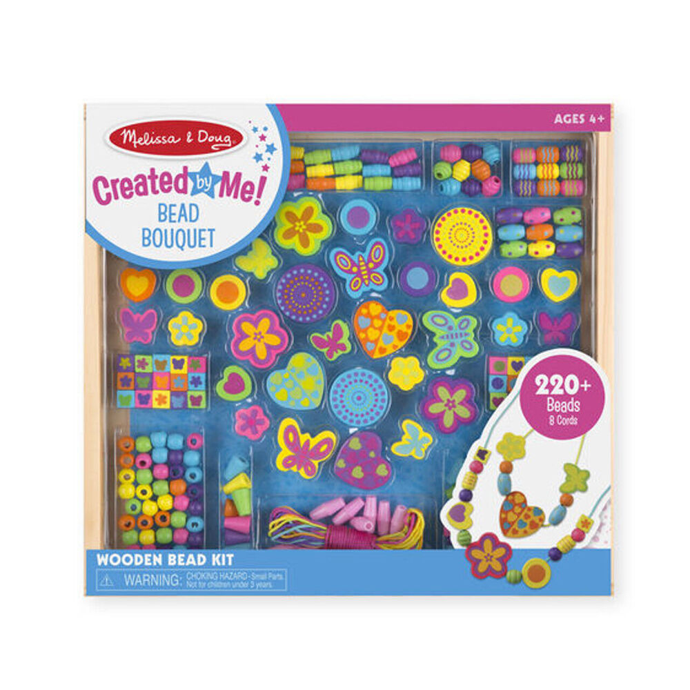 Melissa & Doug DIY Crafting Activity Set Bead Bouquet Childrens Toy 4y+