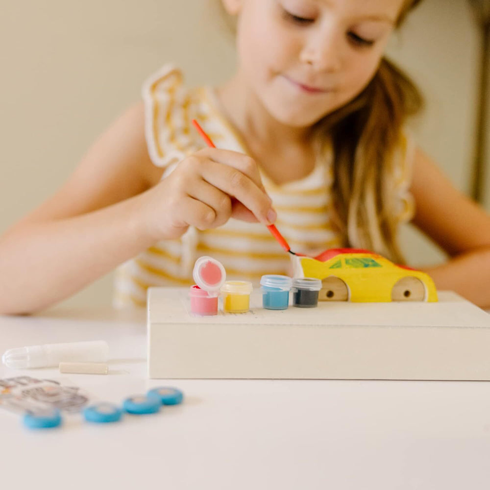 Melissa & Doug Created by Me! Wooden Race Car Kids/Childrens Play Toy 4+ — image 2