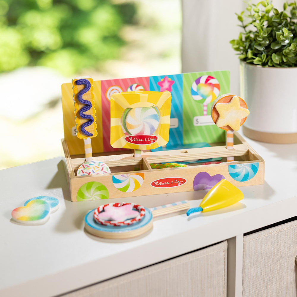 Melissa & Doug Lollipop Play Set Wooden Pretend Toy Kids 3y+
