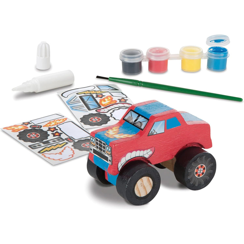 Melissa & Doug Kids/Childrens Created by Me! Monster Truck Wooden Toy 4+ — image 3