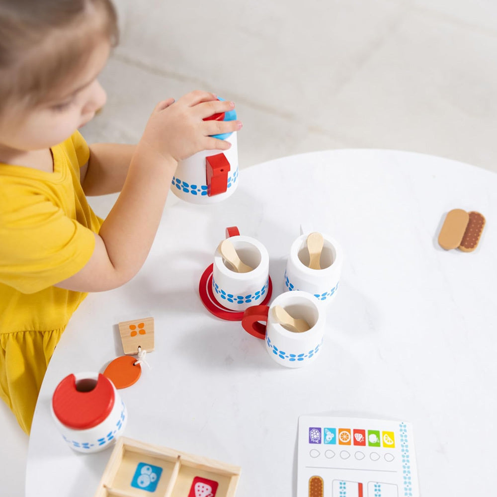 Melissa & Doug Wooden Steep & Serve Tea Set Kids/Childrens Interactive Toy 3y+ — image 5