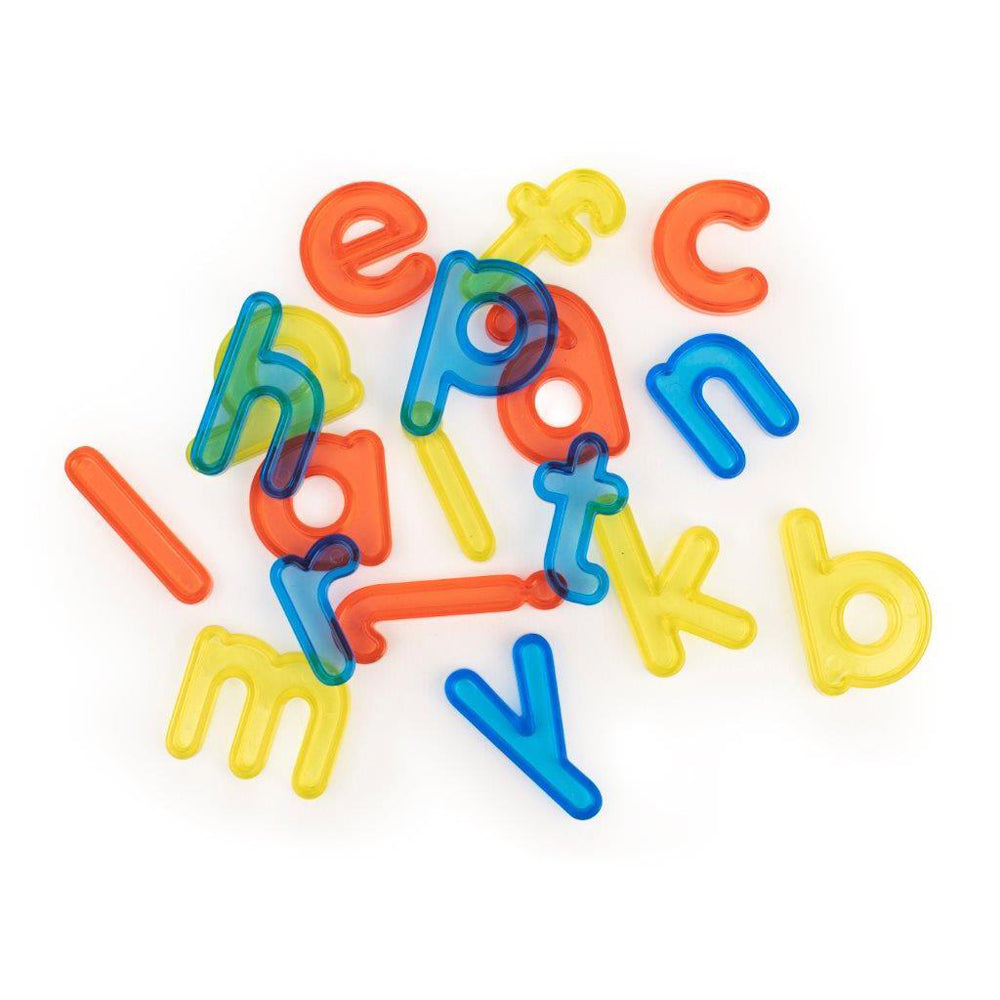 Miniland Aptitude Translucent Lowercase Letters Kids Educational Toy 3y+ (76 Pieces)