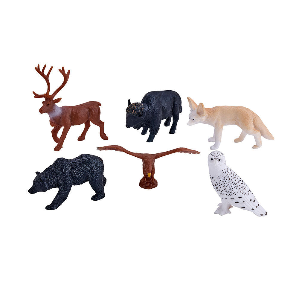 Mojo 6pc Mojo Woodland Animal Figure Kids/Children Fun Playset Toy 3y+ Assorted (2 Pack) — image 2
