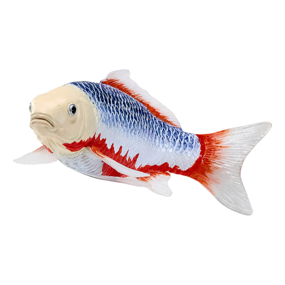 Mojo Koi Carp Asagi Koi 2025 Figurine Fish Sculpture Home Decor Blue/Red — image 2