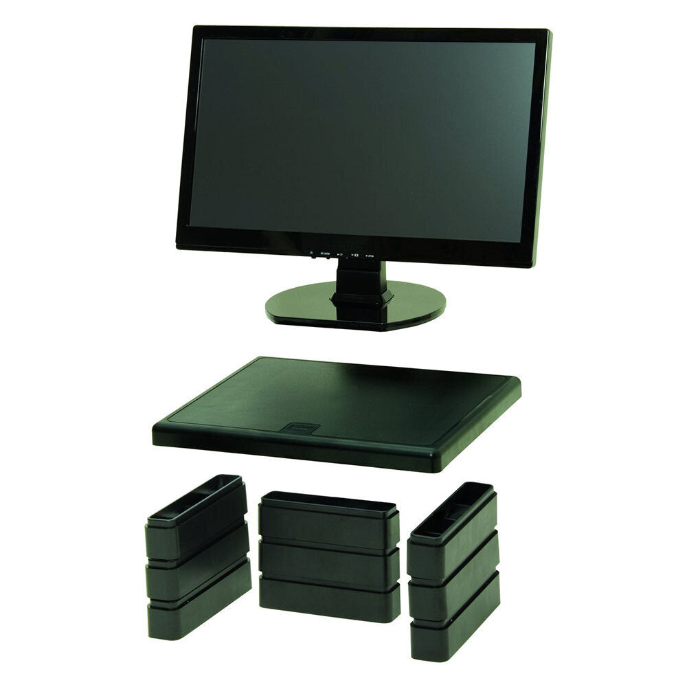 Dac 12.3cm Height Adjustable Computer Monitor Desktop/Laptop Riser/Holder Stand — image 3