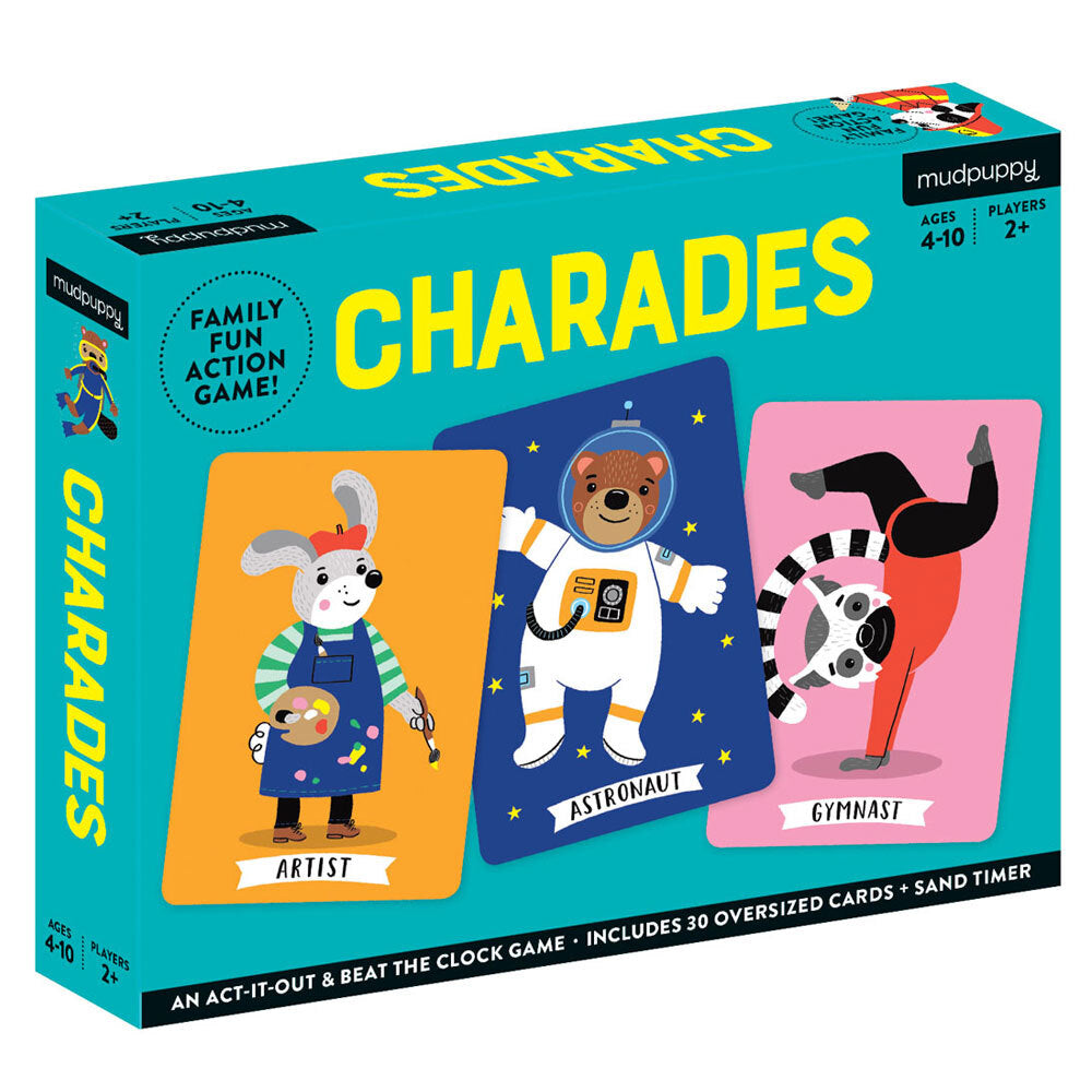 Mudpuppy Charades Oversized Cards Board Game Kids/Children Fun Play Toy 4y+