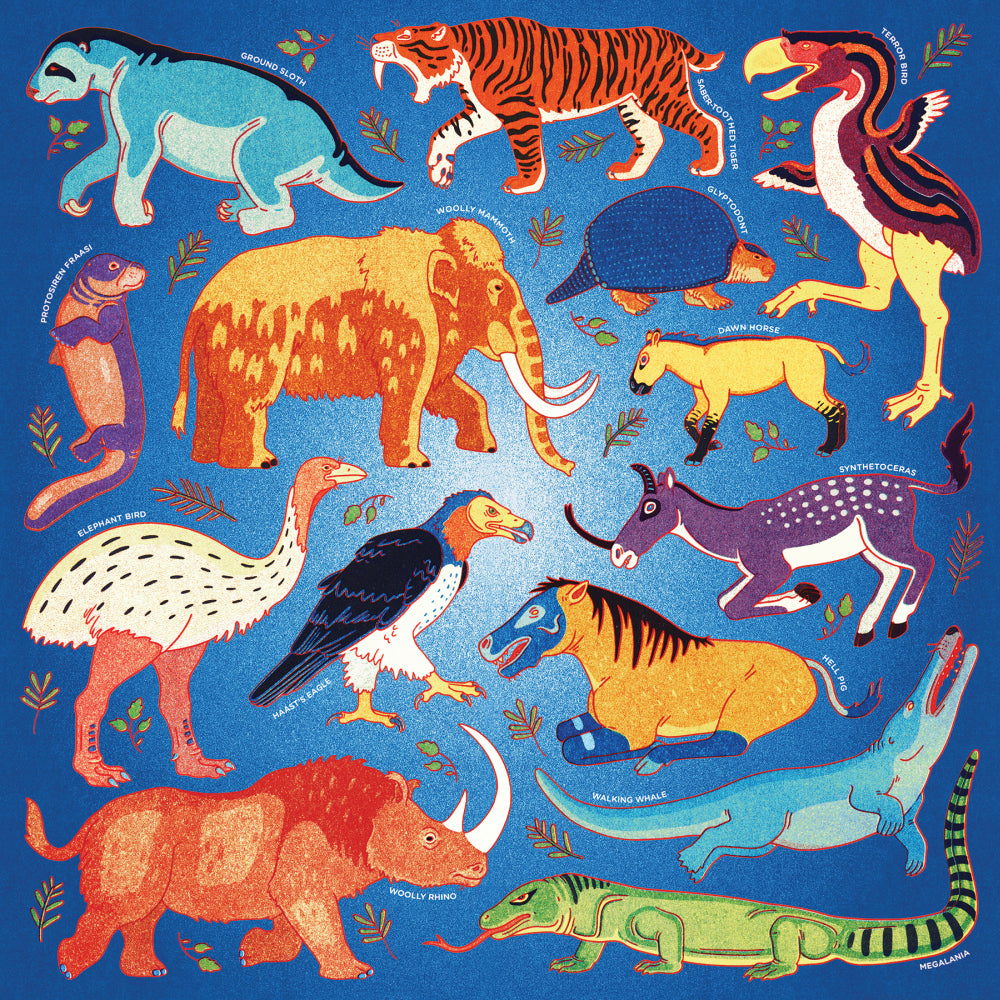 Mudpuppy Kids Jigsaw Puzzle Game Toy 51x51cm Prehistoric Kingdom 8+ (500 Pieces)