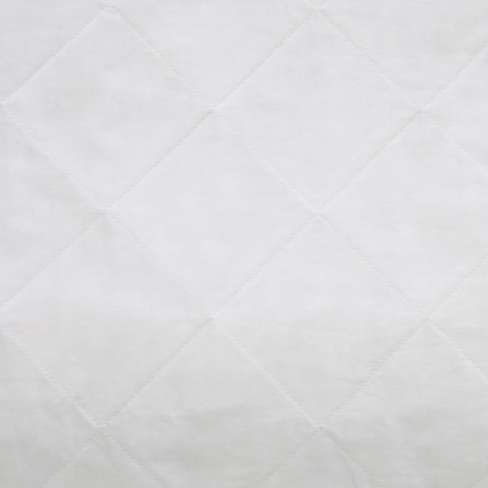 Ardor Queen Bed Breathable Cotton Mattress Home Bedding Protector/Lining White — image 2