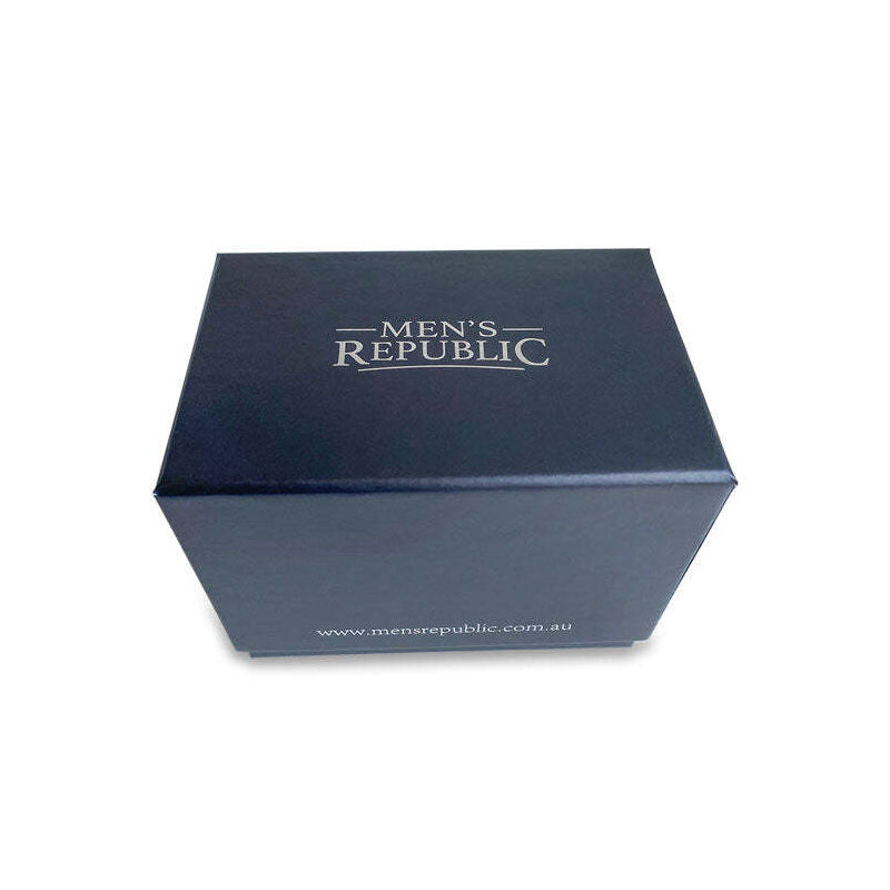 Men's Republic Stylish Modern Watch Set With 4 Bracelets Gift Set Black (5 Pieces) — image 4