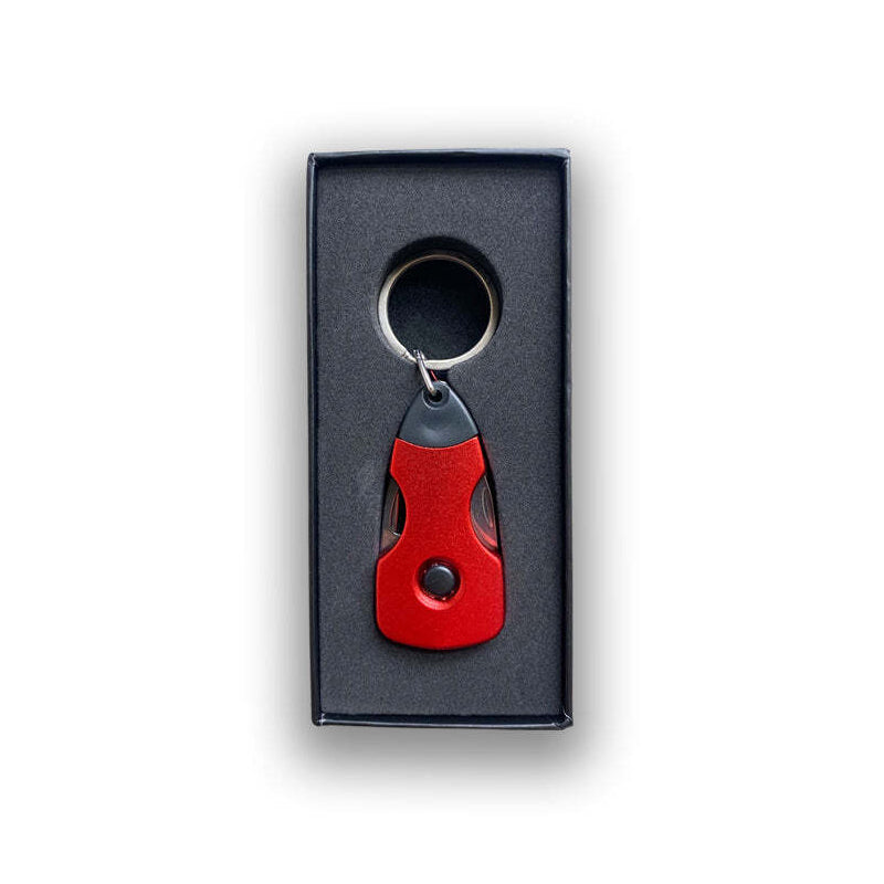 Men's Republic Stylish Key Ring Multi Tool With LED Light DIY Home Gift Set Red — image 4