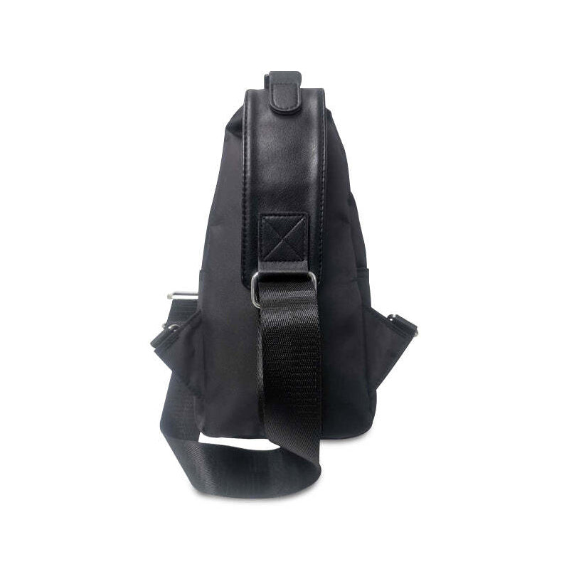 Men's Republic On the Go Portable Nylon Single Strap Sling Bag Backpack Black — image 2