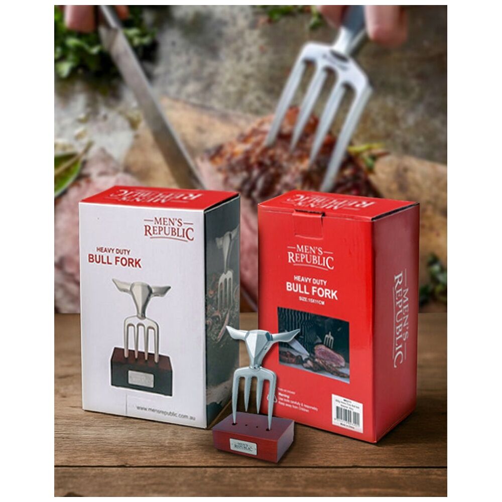 Men's Republic Men’s Republic Heavy Duty Bull Fork for Carving and Serving Meat - Black — image 8
