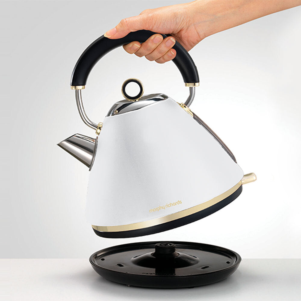 Morphy Richards Ascend Soft Gold Traditional Pyramid Kettle & 4 Slice Toaster — image 2