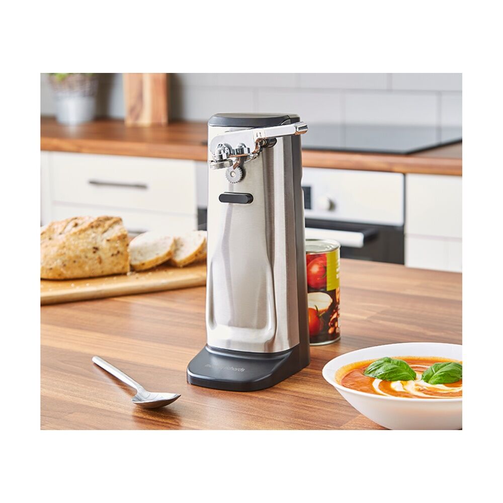 Morphy Richards Electric 3-in-1 Can Opener 50W S/S with Knife Sharpener - Silver — image 8