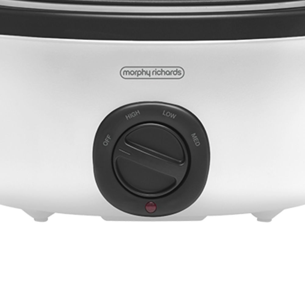 Morphy Richards 6.5L Sear & Stew Slow Cooker Home/Kitchen Appliance Vivid White — image 2