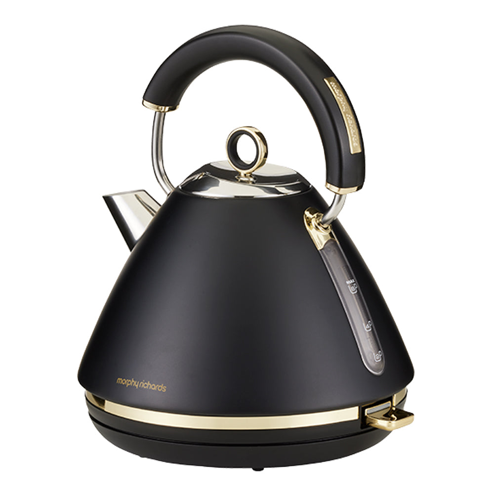Morphy Richards Ascend 1.5L Electric Pyramid Kettle/Boiler 2200W Soft Gold/Black — image 2