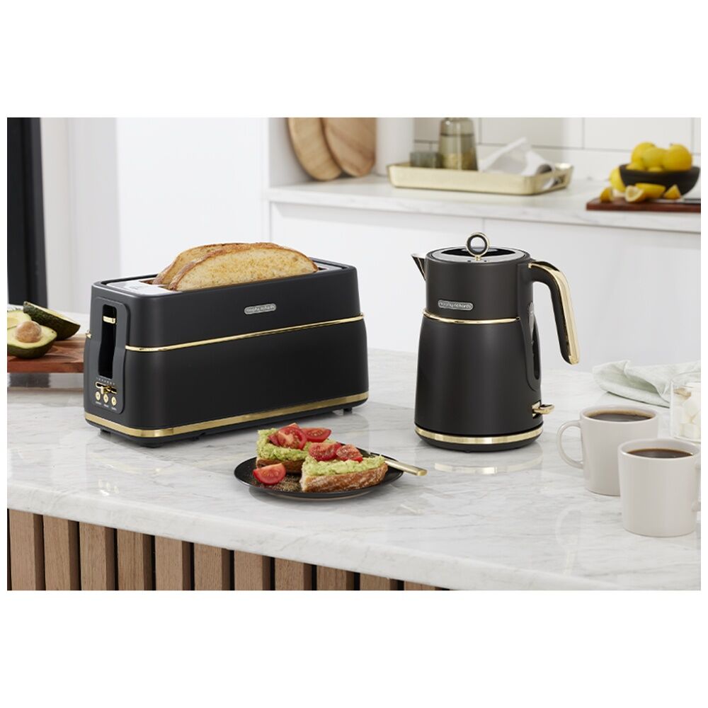 Morphy Richards Signature Soft Gold Kettle 2200W 360 Base 1.5 L - Matte Black — image 7