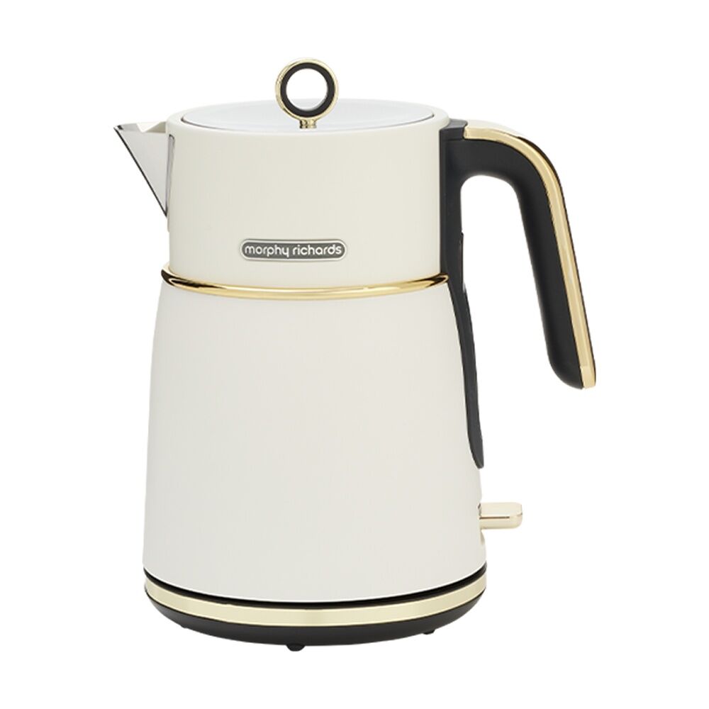 Morphy Richards Signature Soft Gold Kettle 2200W 360 Base 1.5 L - Matte White