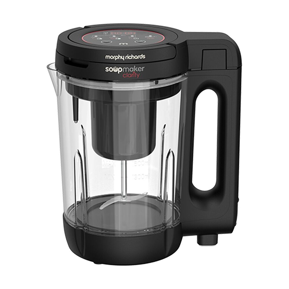 Morphy Richards Clarity Soup Maker 1000W w/ Interlocking Lid 1.6 L - Clear