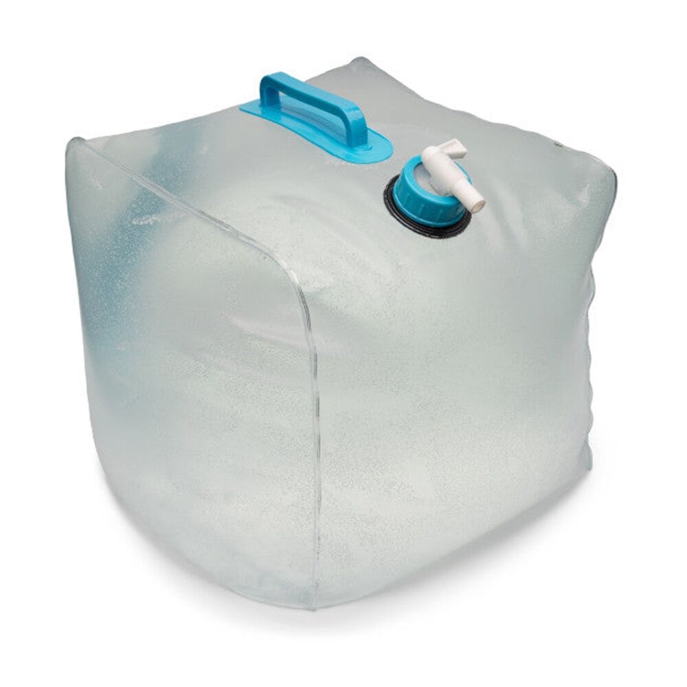 Sol Packable Water Cube Foldable 20L PVC Camping Container 6P-Free