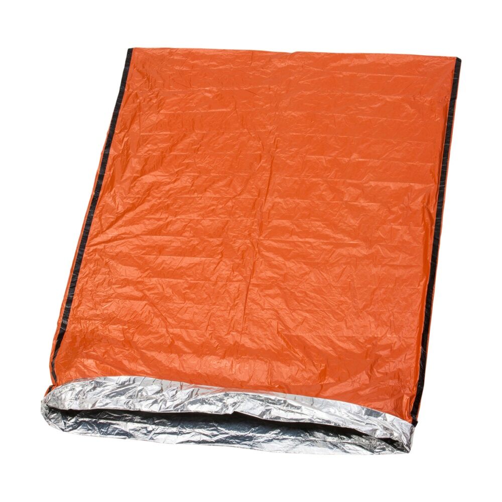 Sol Emergency Bivvy XL Waterproof Reflective Thermal With Rescue Whistle Orange — image 3