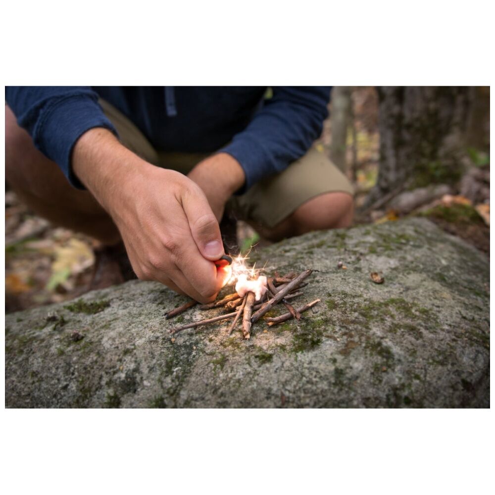 Sol Fire Starting Kit Survival Waterproof Sparker Quik With Tinder Dry Bag 180g — image 2