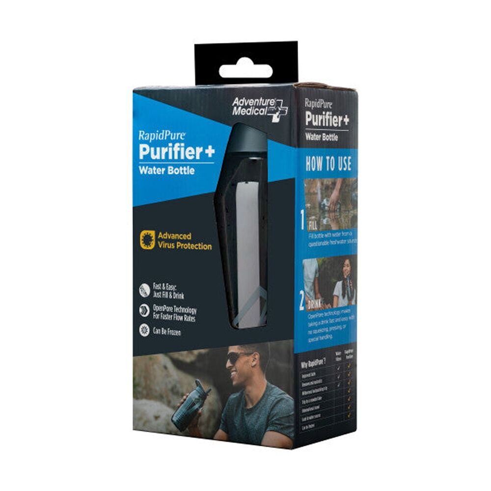 RapidPure Purifier Water Bottle Fast Flow Virus Protection UltraCeram 1L Triton